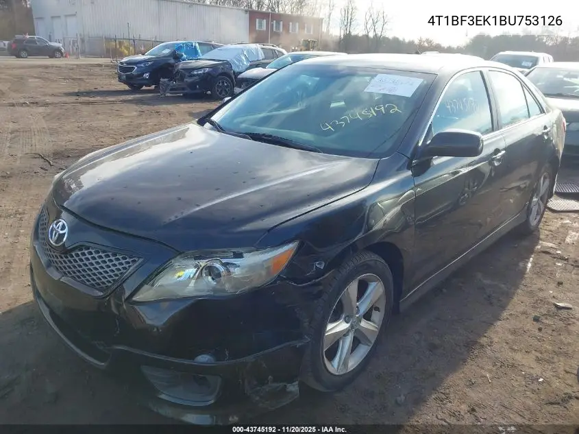 4T1BF3EK1BU753126 2011 Toyota Camry Se