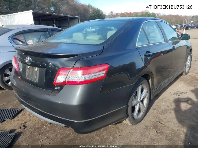 4T1BF3EK1BU753126 2011 Toyota Camry Se