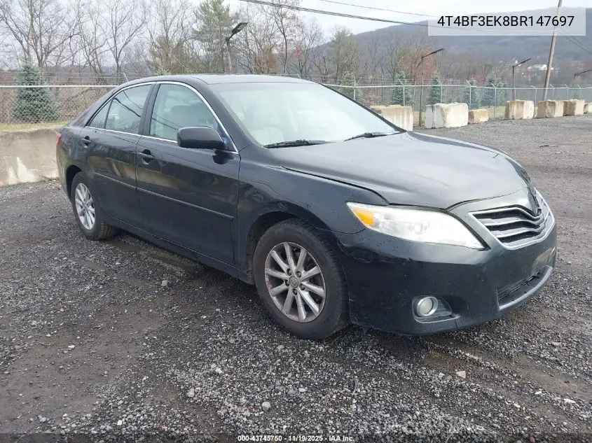 4T4BF3EK8BR147697 2011 Toyota Camry Xle