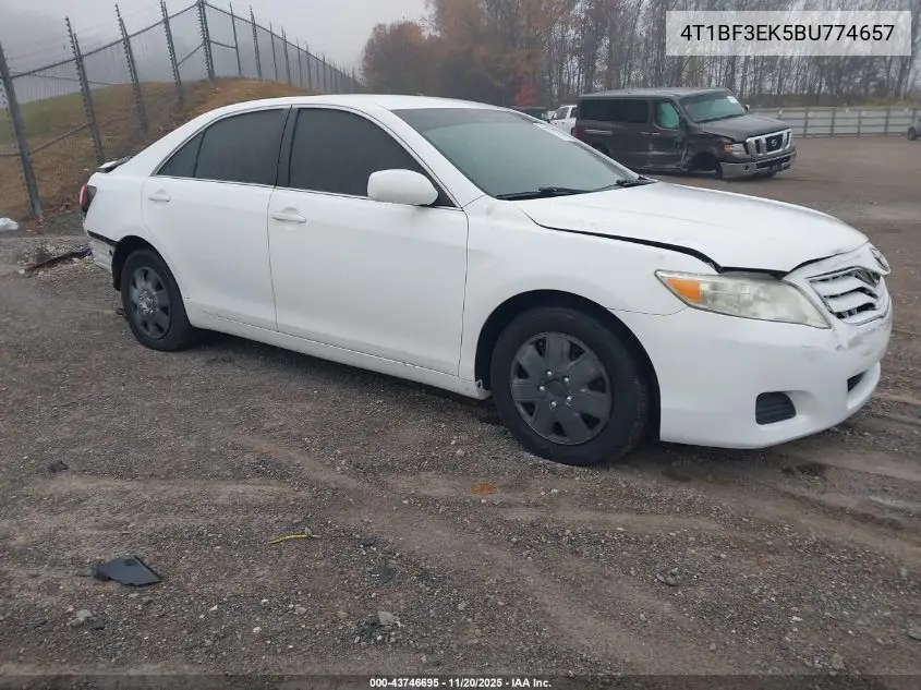 4T1BF3EK5BU774657 2011 Toyota Camry Le