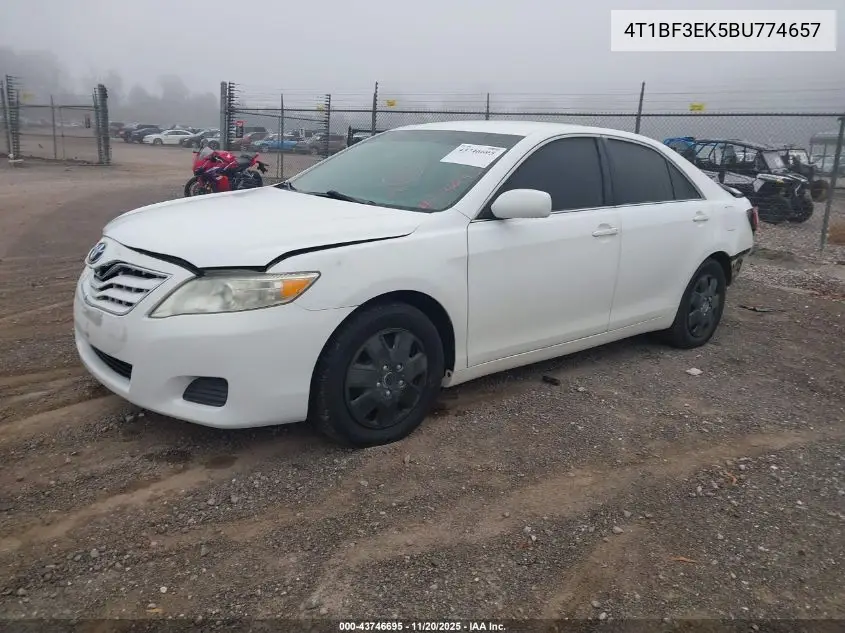 4T1BF3EK5BU774657 2011 Toyota Camry Le