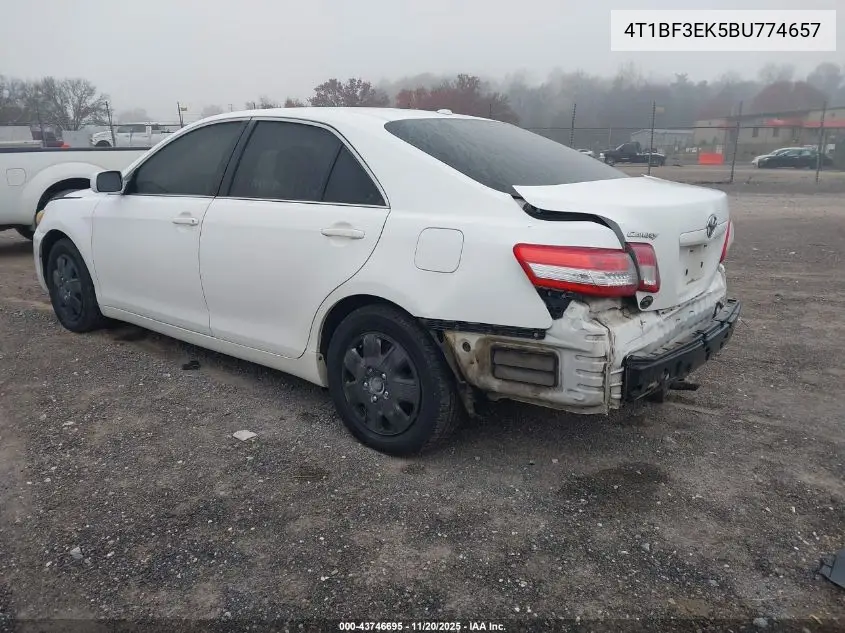4T1BF3EK5BU774657 2011 Toyota Camry Le