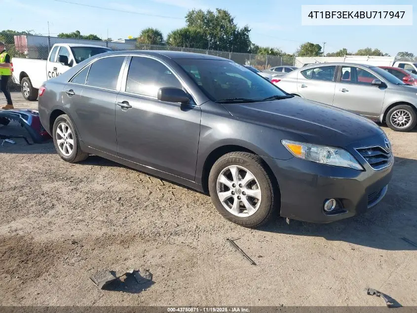4T1BF3EK4BU717947 2011 Toyota Camry Le