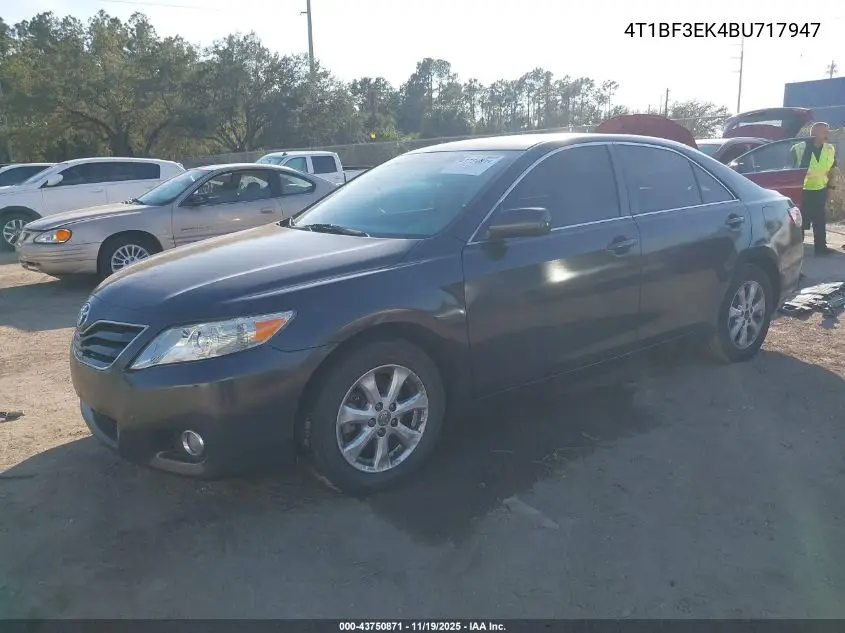 4T1BF3EK4BU717947 2011 Toyota Camry Le