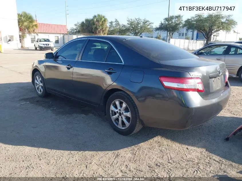 4T1BF3EK4BU717947 2011 Toyota Camry Le