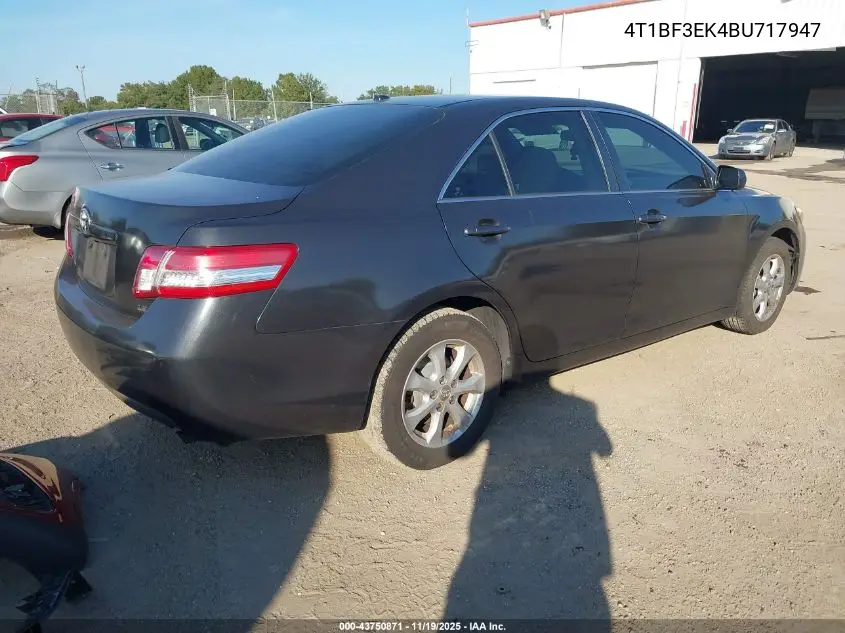 4T1BF3EK4BU717947 2011 Toyota Camry Le