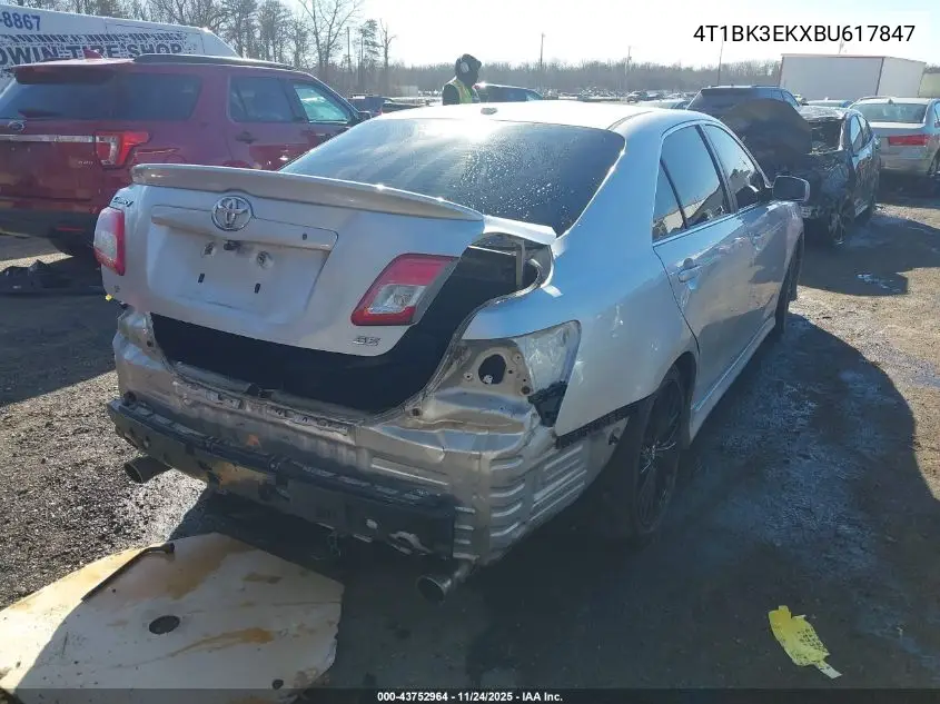 4T1BK3EKXBU617847 2011 Toyota Camry Se V6