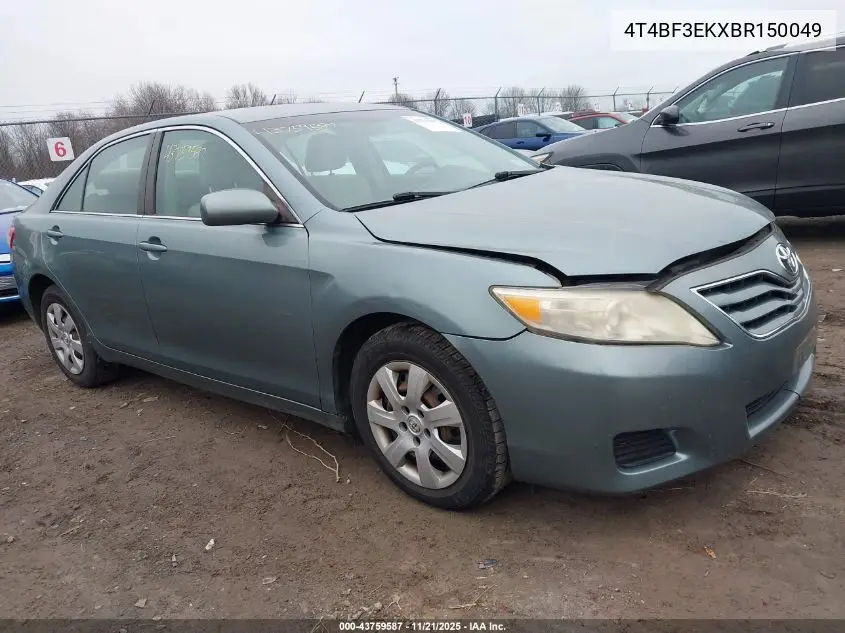 4T4BF3EKXBR150049 2011 Toyota Camry Le