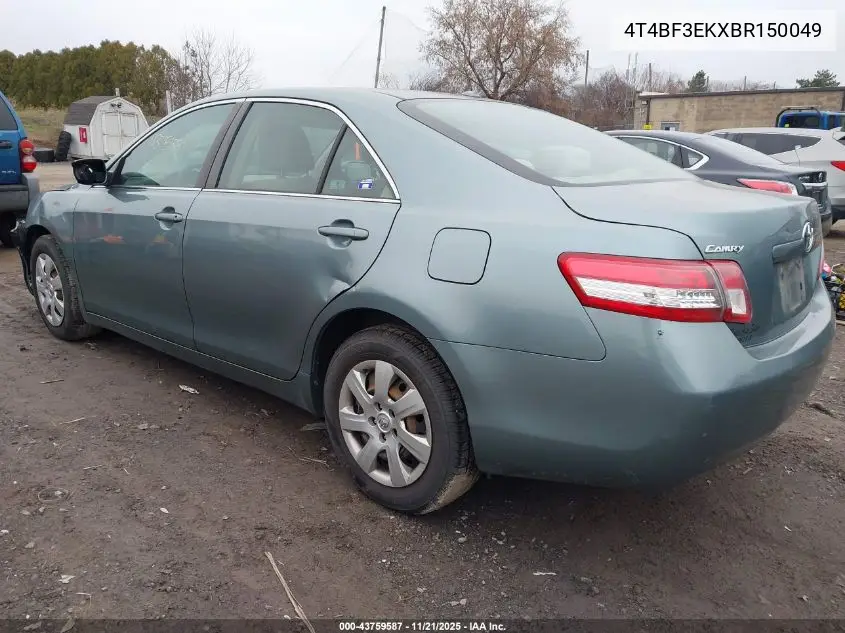 4T4BF3EKXBR150049 2011 Toyota Camry Le