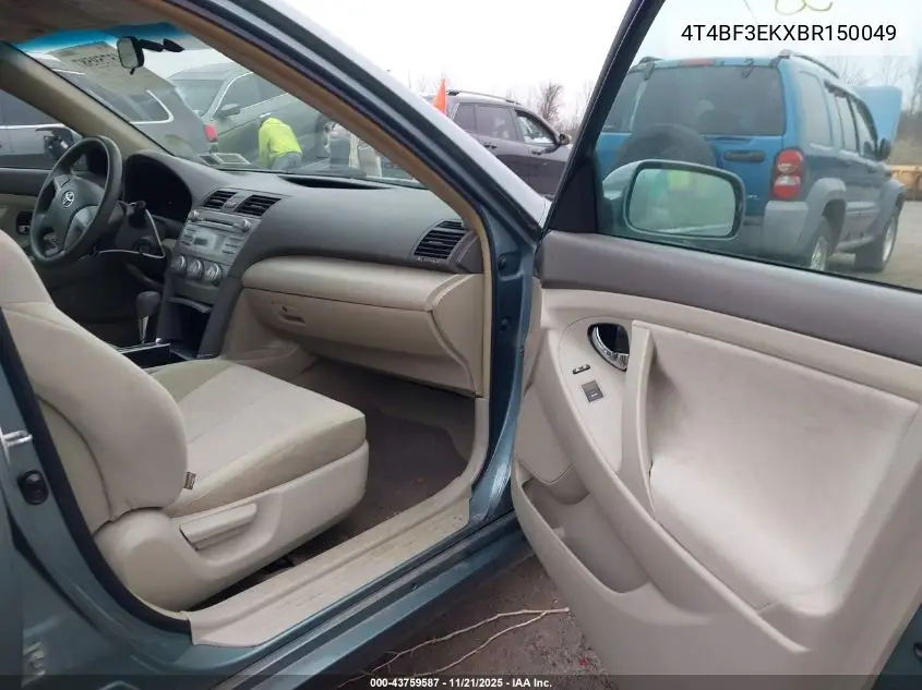 4T4BF3EKXBR150049 2011 Toyota Camry Le