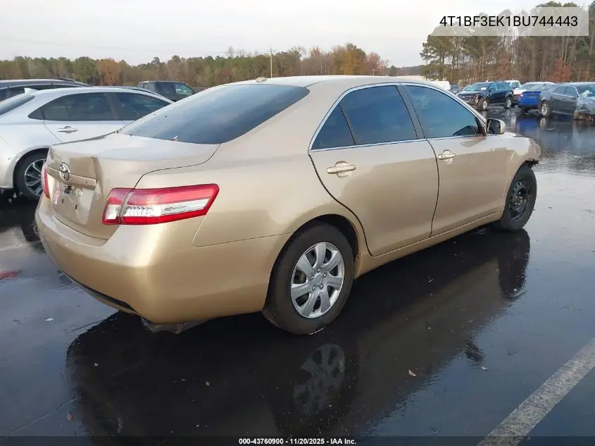 4T1BF3EK1BU744443 2011 Toyota Camry