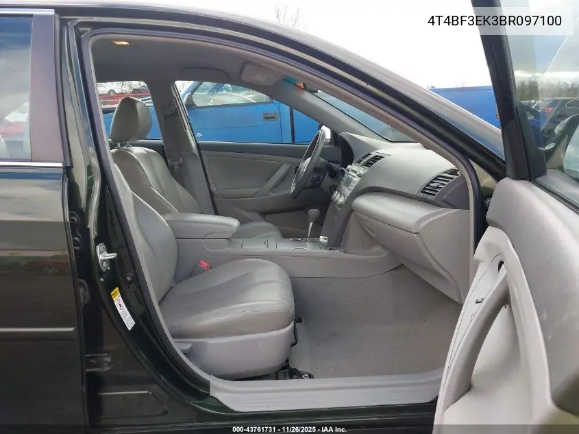 4T4BF3EK3BR097100 2011 Toyota Camry Le