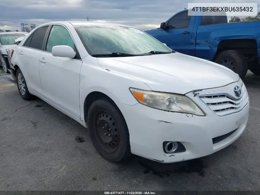 4T1BF3EKXBU635432 2011 Toyota Camry Le