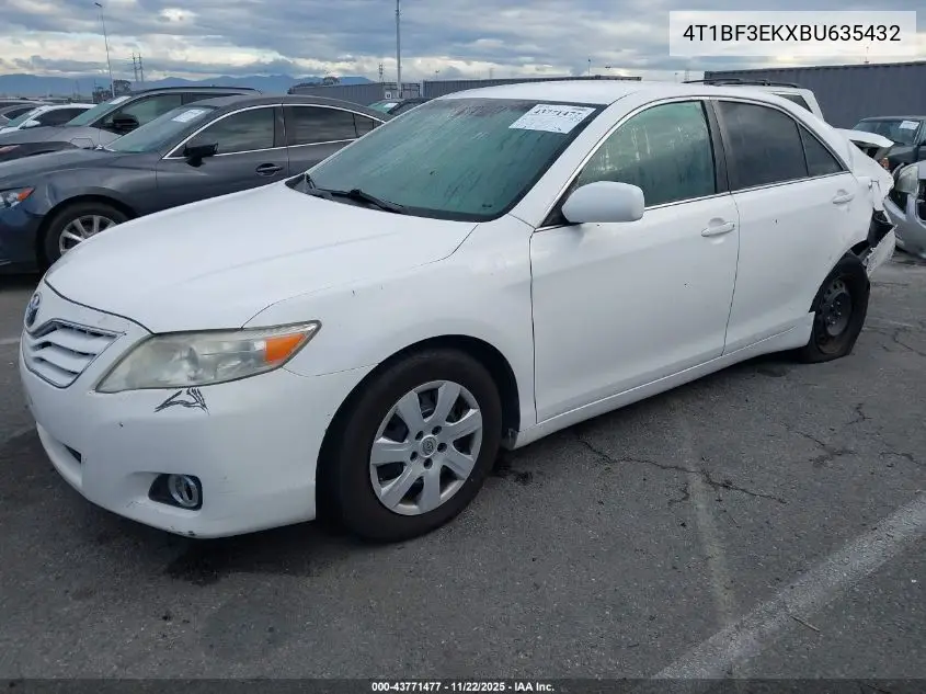 4T1BF3EKXBU635432 2011 Toyota Camry Le