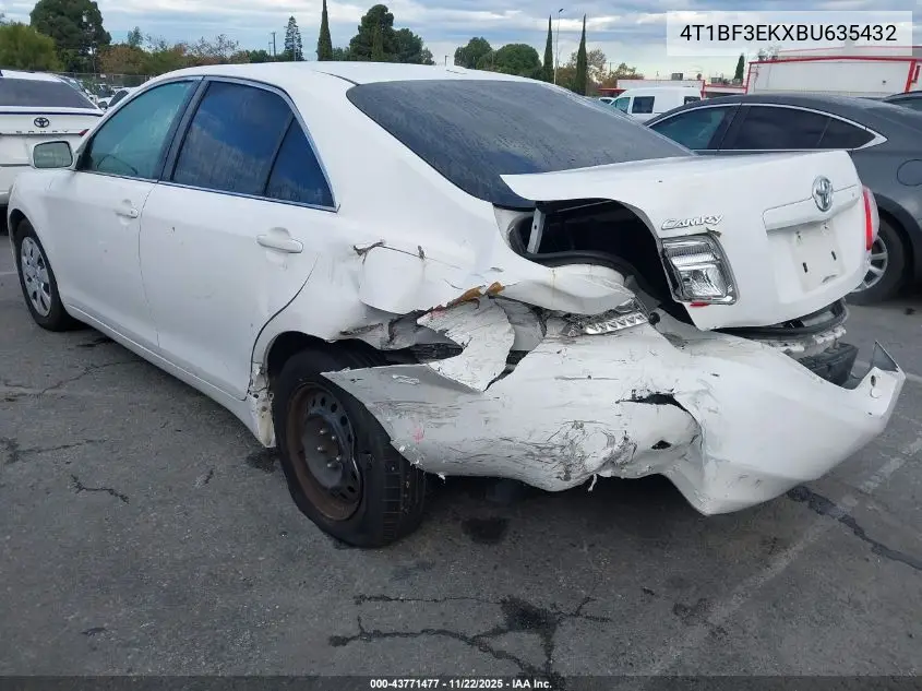 4T1BF3EKXBU635432 2011 Toyota Camry Le