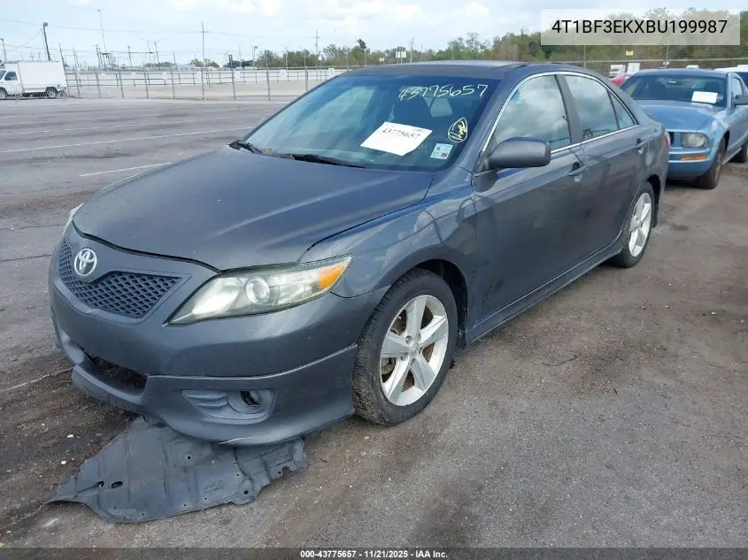 4T1BF3EKXBU199987 2011 Toyota Camry Se