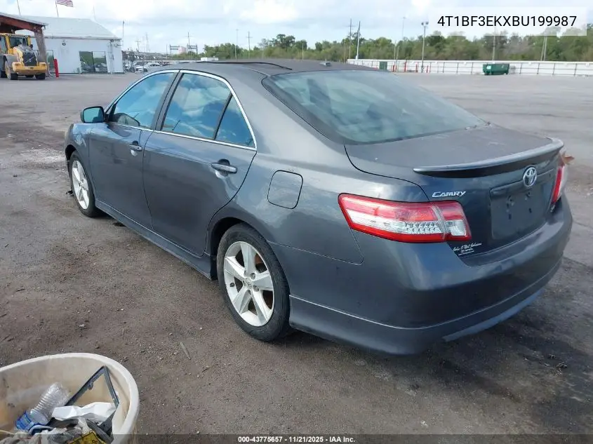 4T1BF3EKXBU199987 2011 Toyota Camry Se