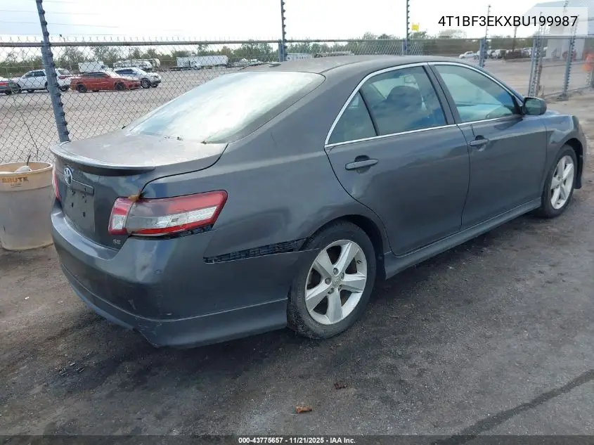 4T1BF3EKXBU199987 2011 Toyota Camry Se