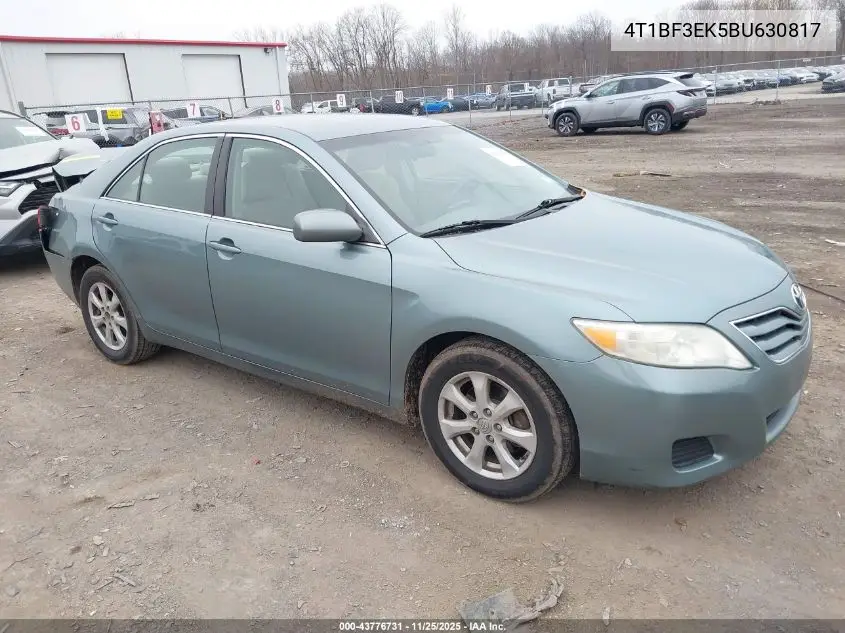 4T1BF3EK5BU630817 2011 Toyota Camry Le