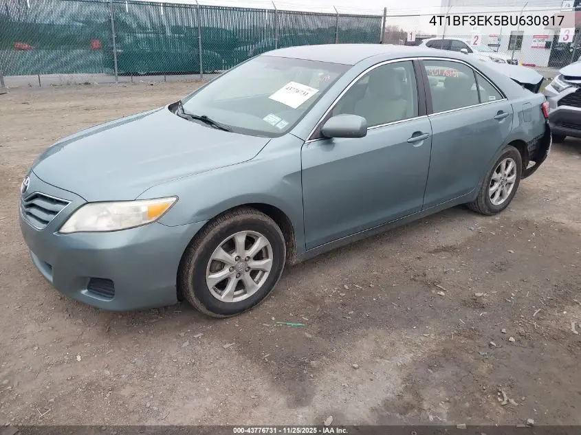 4T1BF3EK5BU630817 2011 Toyota Camry Le