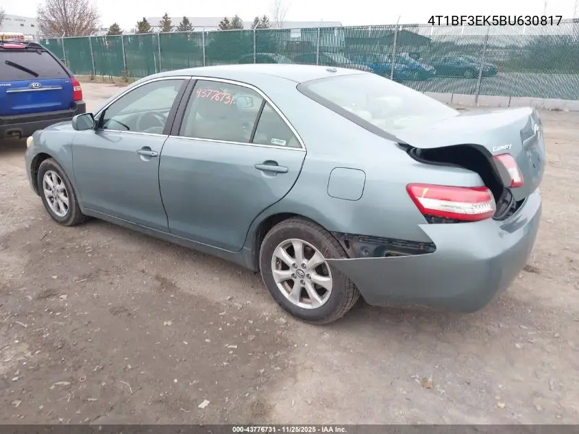 4T1BF3EK5BU630817 2011 Toyota Camry Le