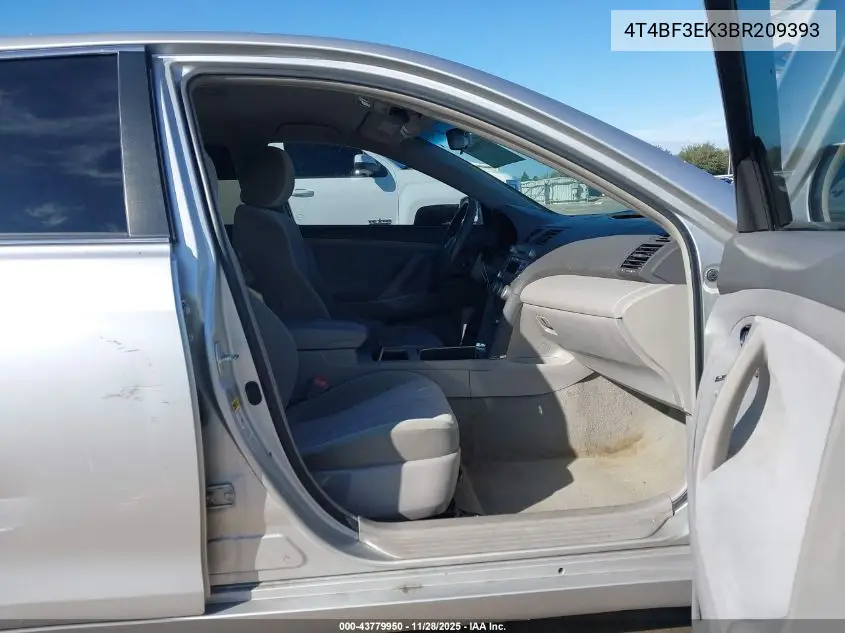 4T4BF3EK3BR209393 2011 Toyota Camry Le