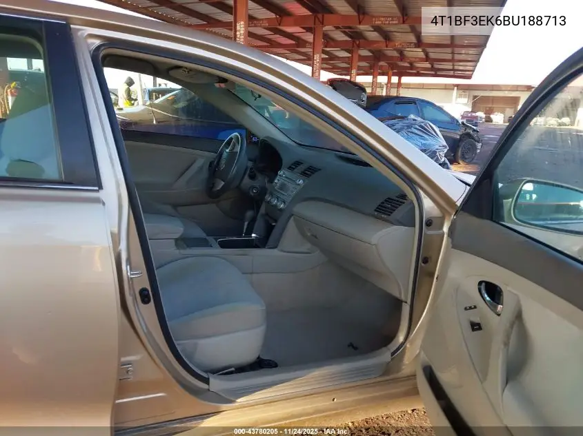 4T1BF3EK6BU188713 2011 Toyota Camry Le