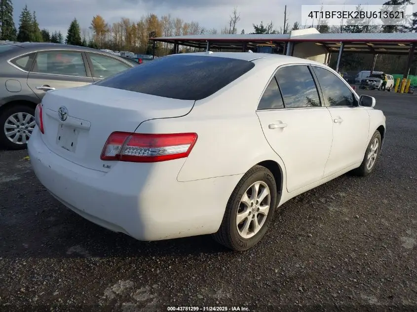 4T1BF3EK2BU613621 2011 Toyota Camry Le