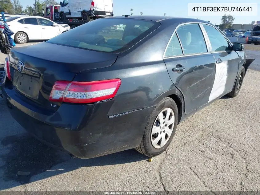 4T1BF3EK7BU746441 2011 Toyota Camry Le