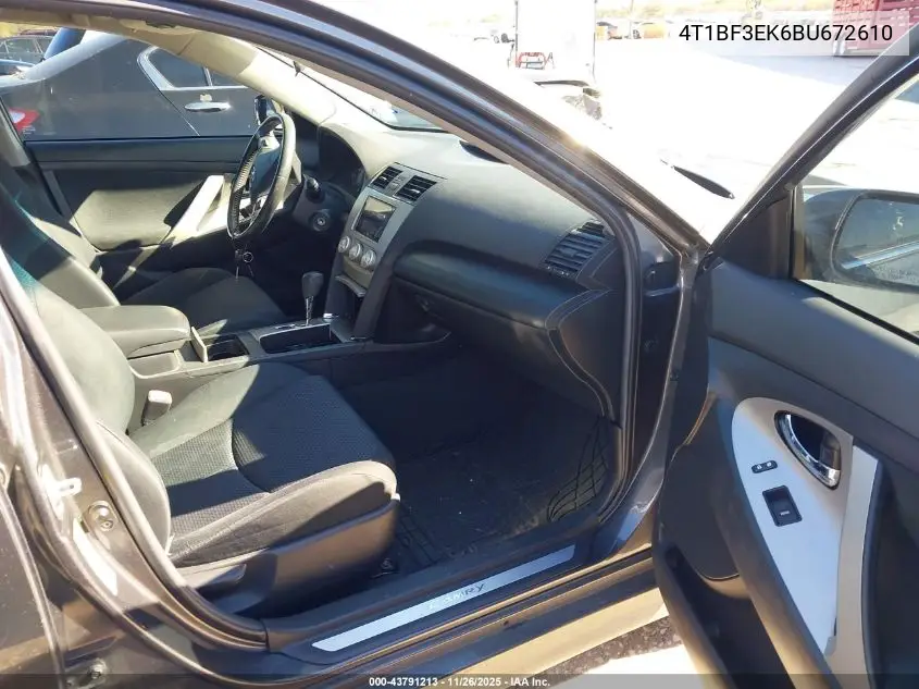 4T1BF3EK6BU672610 2011 Toyota Camry Se