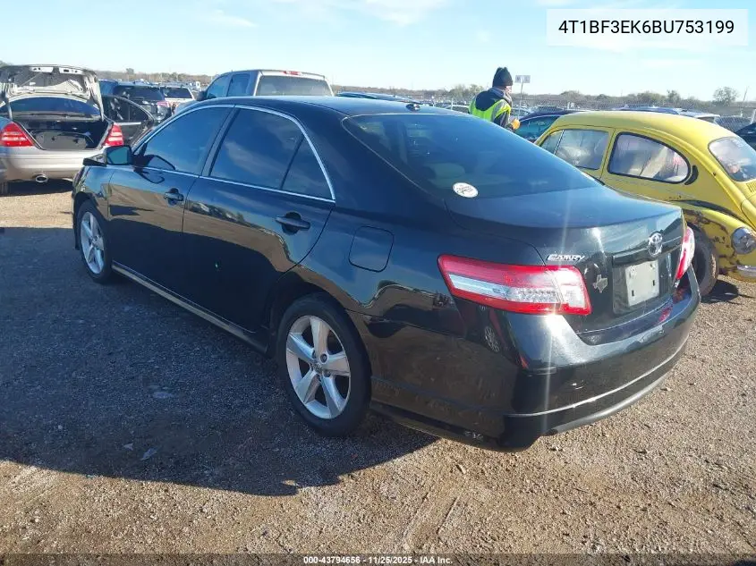 4T1BF3EK6BU753199 2011 Toyota Camry Se