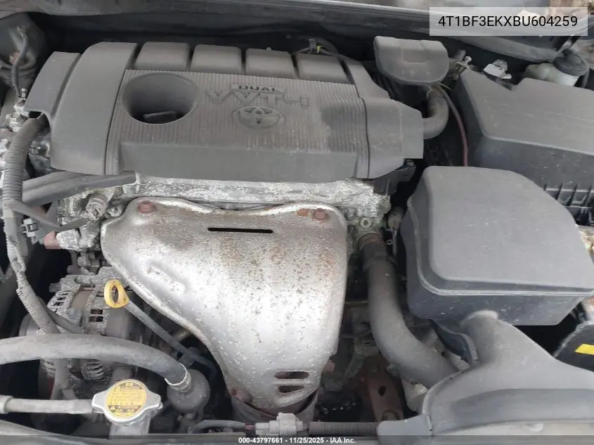 4T1BF3EKXBU604259 2011 Toyota Camry Se