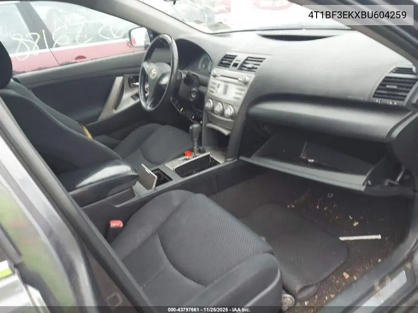4T1BF3EKXBU604259 2011 Toyota Camry Se