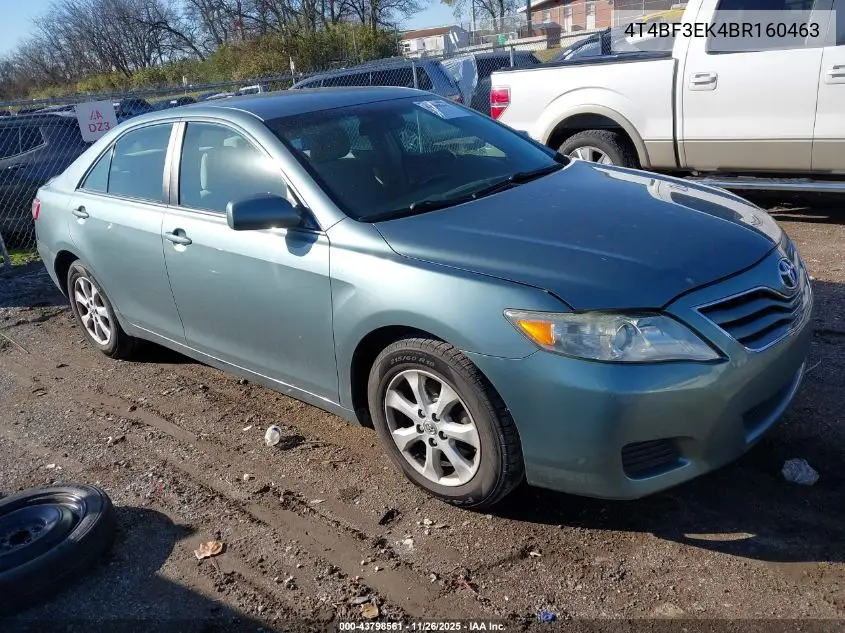4T4BF3EK4BR160463 2011 Toyota Camry Le