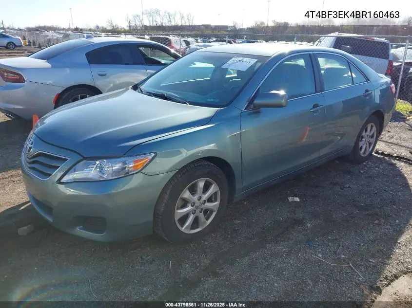 4T4BF3EK4BR160463 2011 Toyota Camry Le
