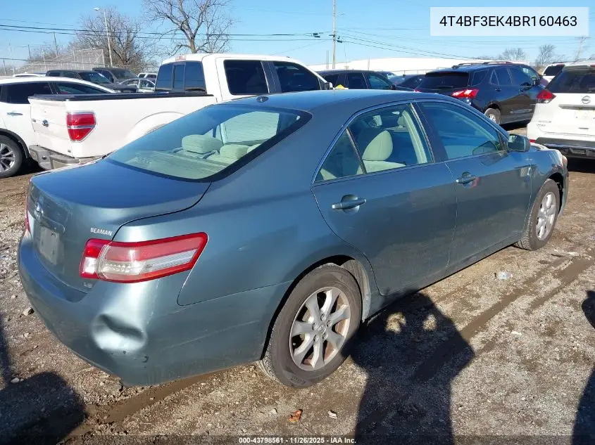 4T4BF3EK4BR160463 2011 Toyota Camry Le