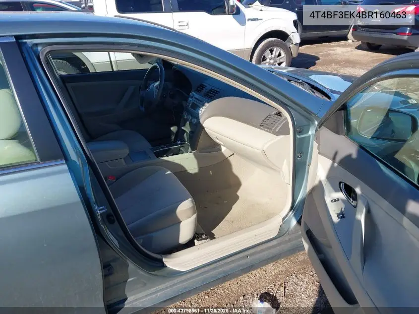 4T4BF3EK4BR160463 2011 Toyota Camry Le