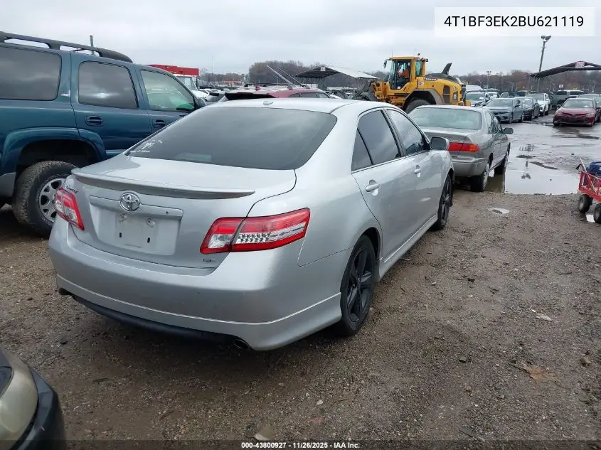 4T1BF3EK2BU621119 2011 Toyota Camry Se