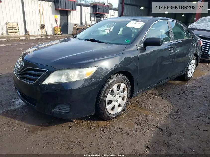 4T4BF3EK1BR203124 2011 Toyota Camry Le