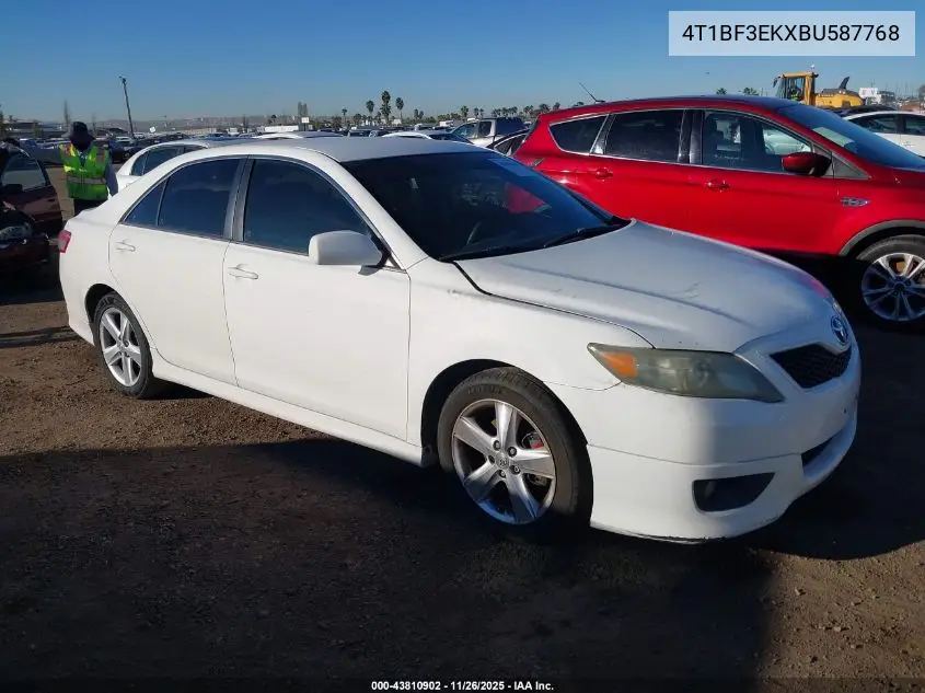4T1BF3EKXBU587768 2011 Toyota Camry Se