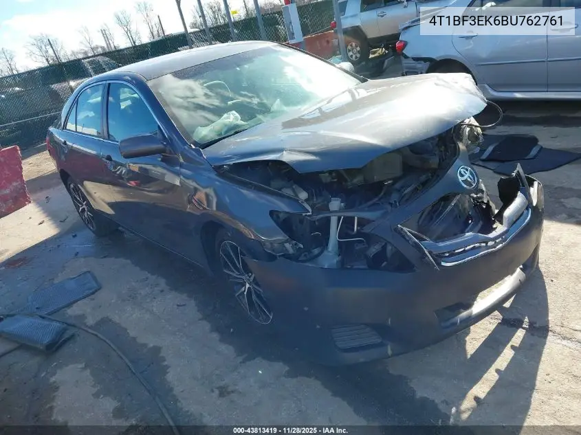 4T1BF3EK6BU762761 2011 Toyota Camry Le