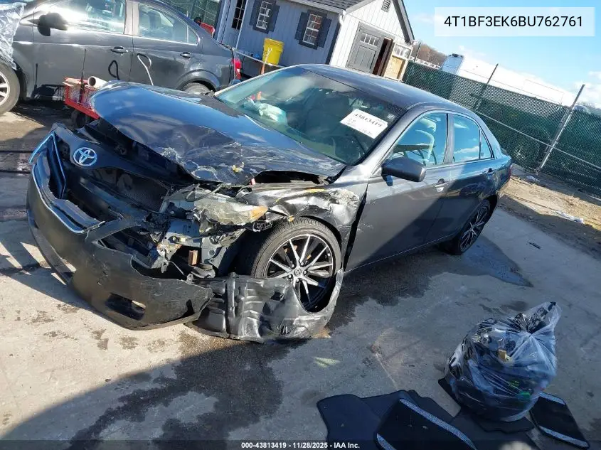 4T1BF3EK6BU762761 2011 Toyota Camry Le