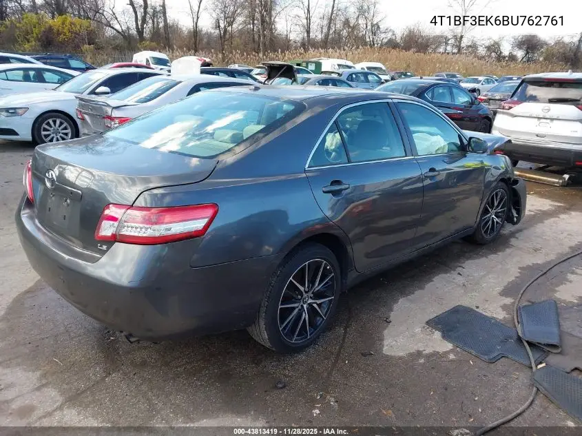 4T1BF3EK6BU762761 2011 Toyota Camry Le