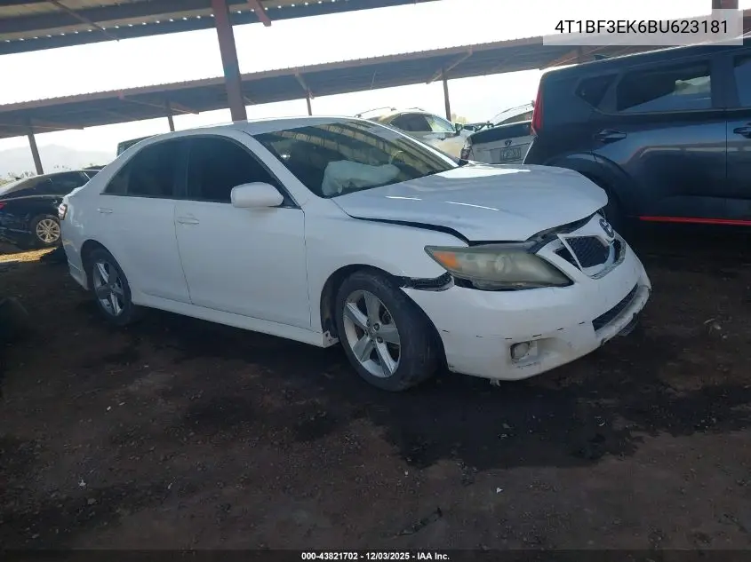 4T1BF3EK6BU623181 2011 Toyota Camry Se