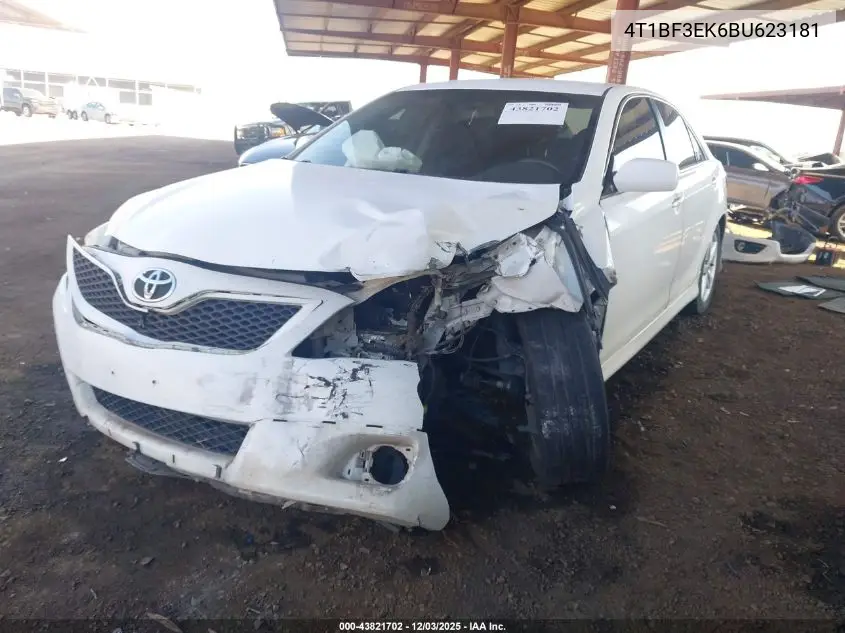 4T1BF3EK6BU623181 2011 Toyota Camry Se