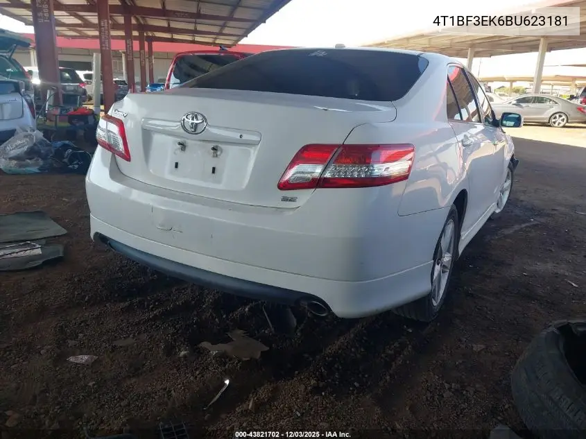 4T1BF3EK6BU623181 2011 Toyota Camry Se