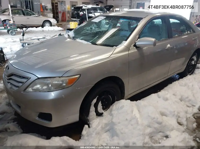 4T4BF3EK4BR087756 2011 Toyota Camry Le