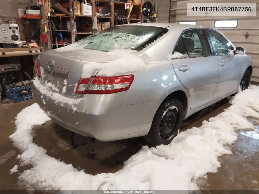 4T4BF3EK4BR087756 2011 Toyota Camry Le