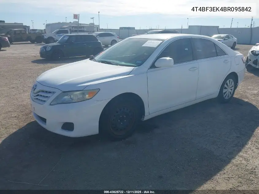4T4BF3EK4BR095842 2011 Toyota Camry Le