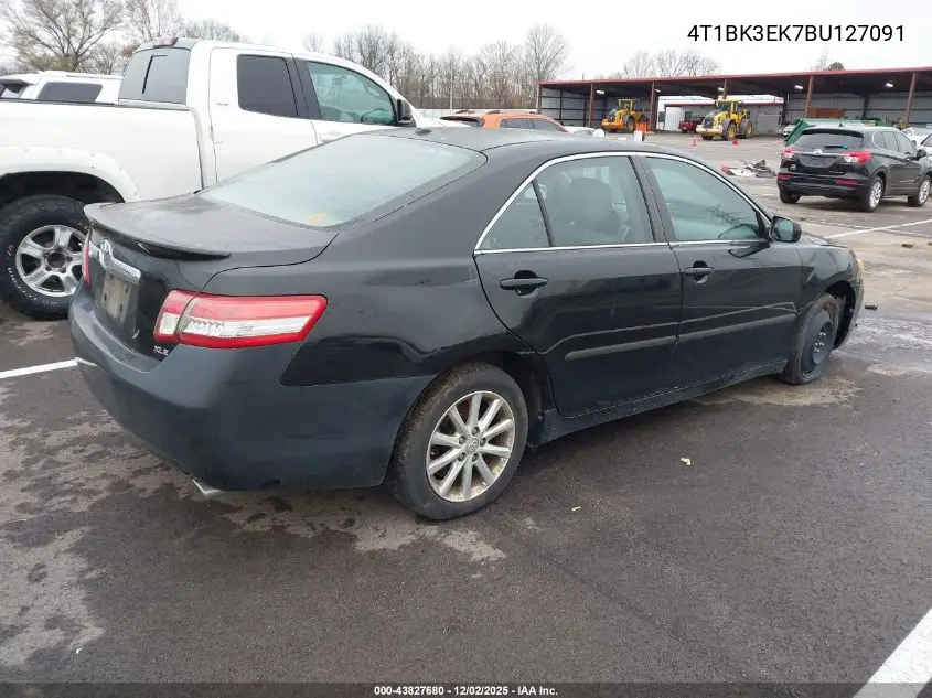 4T1BK3EK7BU127091 2011 Toyota Camry Xle V6